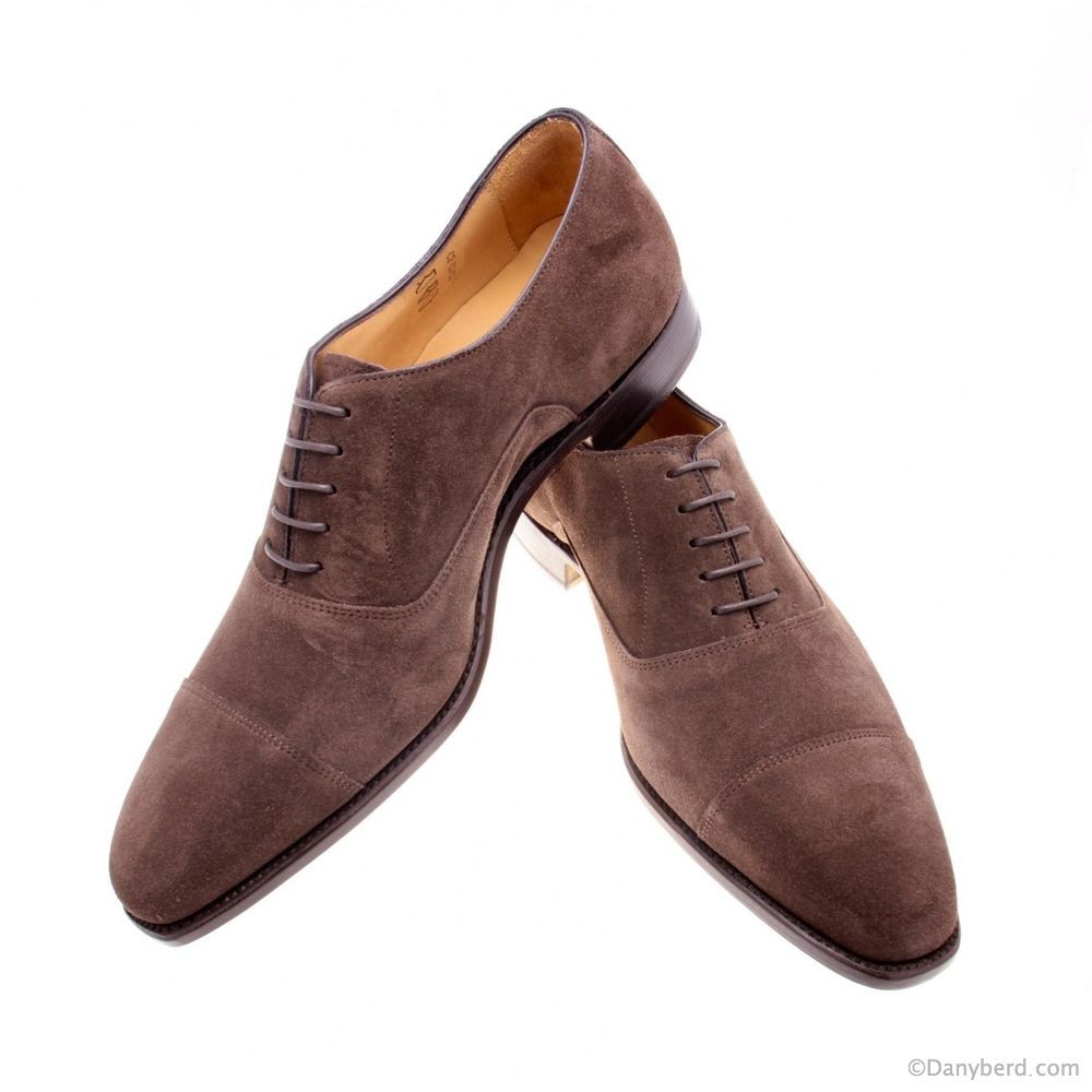Richelieu Marrons - Veau Velours Cousu Goodyear (Shoes)