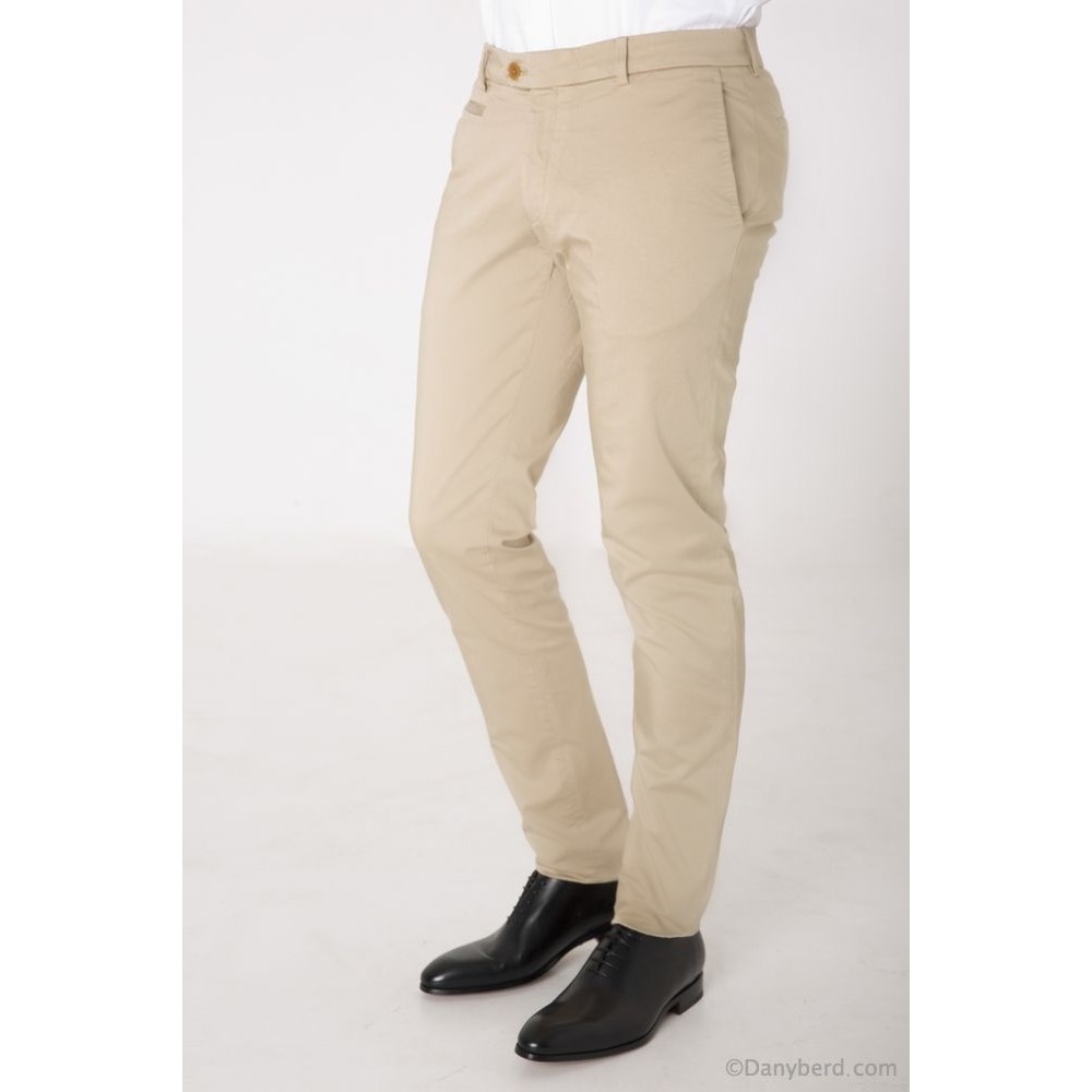 Chino Homme Couleur Beige Danyberd 3