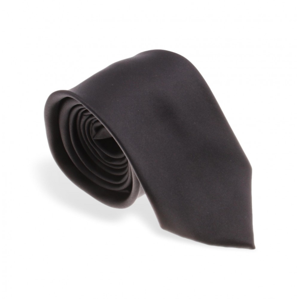 Cravate en soie : Noir - Large