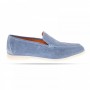 Mocassins Loafers Nubuck Bleu Ciel