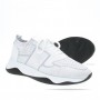 Sneakers cuir et maille blanches