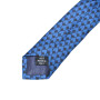 Cravate Soie Marine à motifs bleus