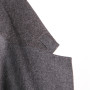 Costume en flanelle gris uni coupe droite