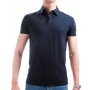 Polo homme fil d’ecosse marine
